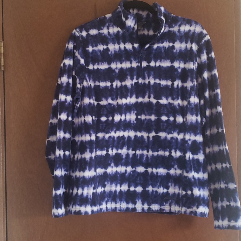 Eddie Bauer Fleece Quest Fleece Indigo Dye Size L